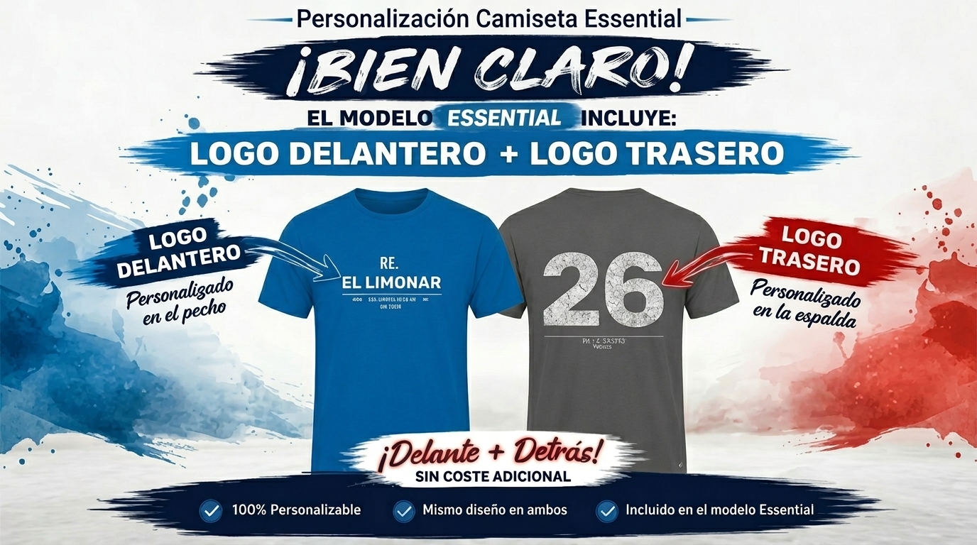 Precios personalizacion Essential logo + logo